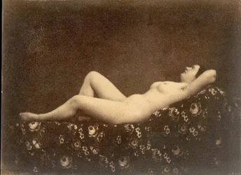 Female Nude, Reclining, in Profile, ca. 1853