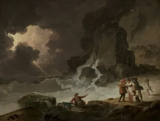 A Storm Behind the Isle of Wight