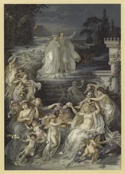 Illustration for A Midsummer Night