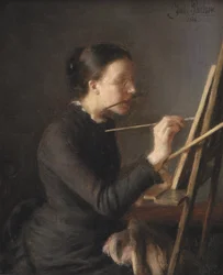 The Painter Agnes Paulsen, the Artist