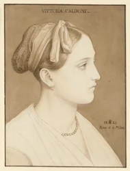 Portrait of Vittoria Caldoni