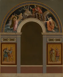 Design for the Wall Opposite the Entrance of the First Nibelungen Hall in the Royal Building of the Munich Residence