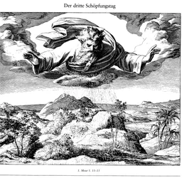 The Third Day of Creation from Die Bibel in Bildern, 1852-1860