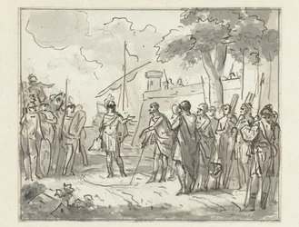 Laenas Draws a Circle around Antiochus IV Epiphanes in the Sand