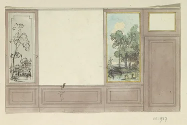 Design Drawing for a Room Wall