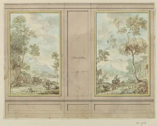 Design Drawing for a Room Wall
