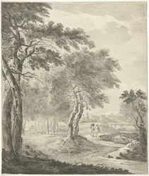 Landscape with Hunter and Dog