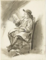 Young Man Reading
