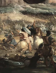 Alaric II in the battle of Vouille in 507
