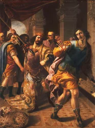 David before Saul