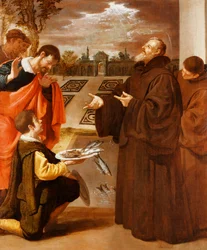 Saint Francis of Paola Blessing the Fish