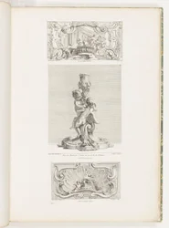 Ornament Panel Depicting the Abduction of Helen, plate 24 in Oeuvre