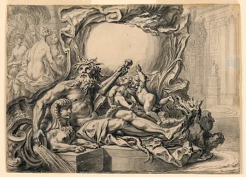Design for an Escutcheon with Allusions to Egypt