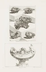Various Designs for Salt Dishes, plate 63 in Oeuvre de Juste-Aurele