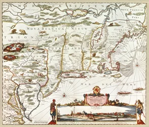 The Novi Belgii Map of New York, New Jersey and Pennsylvania