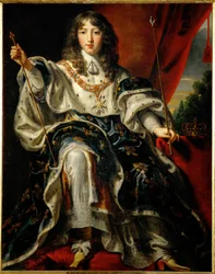 King Louis XIV of France in Coronation