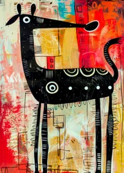 Colorful Abstract Animal