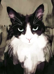 Intense Cat Gaze