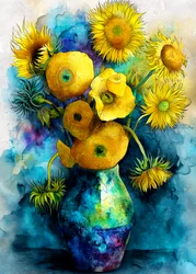 Sunflowers Nature Art