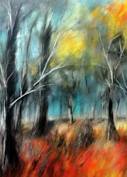 Vibrant Autumn Forest
