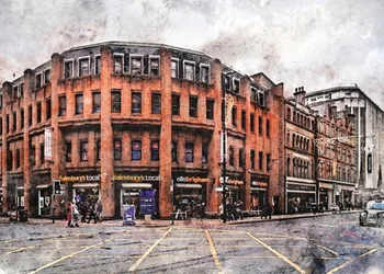 Vibrant City Street Scene