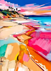 Vibrant Coastal Sunset