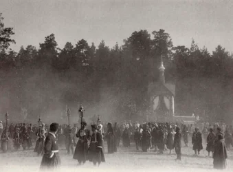 Easter Procession, Sarov Monastery, Russia