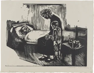 Visit to the Hospital (Sheet 4 from: Die Schaffenden, 7th year, 2nd portfolio)
