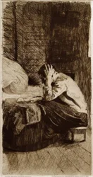 Woman at the Cradle