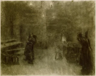 Käthe Kollwitz, Scene from Germinal