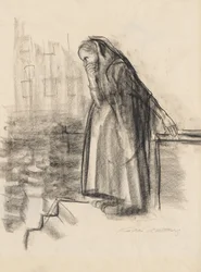 Pregnant Woman Contemplating Suicide (recto)