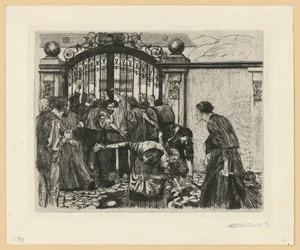 Storm (Plate 5 from "A Weavers