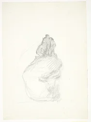 Three Men on a Rock