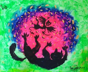 Pink Vortex Monster