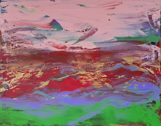 Vibrant Abstract Landscape