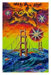 Vibrant Golden Gate Myth