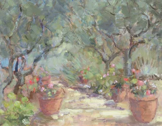 Garden in Porto Ercole, Italy