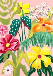 Vibrant Tropical Garden