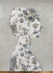 Elegant Floral Silhouette