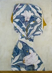 Elegant Floral Woman Profile