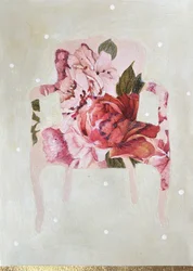 Vintage Rose Chair
