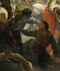 Detail of The Last Day of Pompeii (by Karl Bryullov, 1833, Russian Museum)