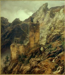 Rocky Landscape: Gorge with Ruins