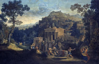 Ancient city on a mountain