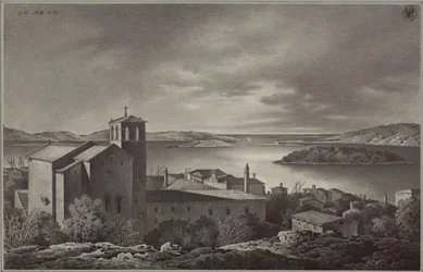 View of Pola and the Sea