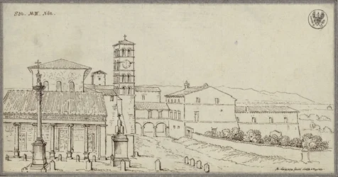 View of San Lorenzo fuori le mura in Rome