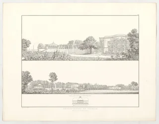 Charlottenhof near Potsdam, sheet 111 from the series “Collection of Architectural Designs”