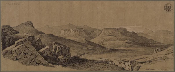 “Fortress Castro Giovanni in the Center of Sicily” - View of Enna in Sicily