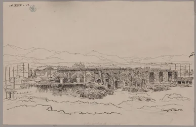 Kamenz. Castle. View of the Foundations