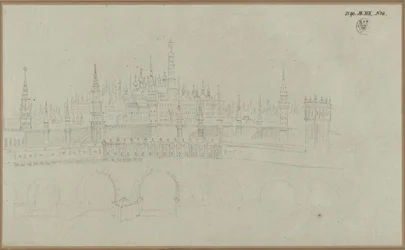 Moscow. View of the Kremlin